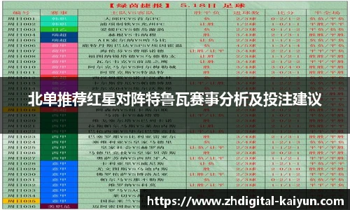 北单推荐红星对阵特鲁瓦赛事分析及投注建议